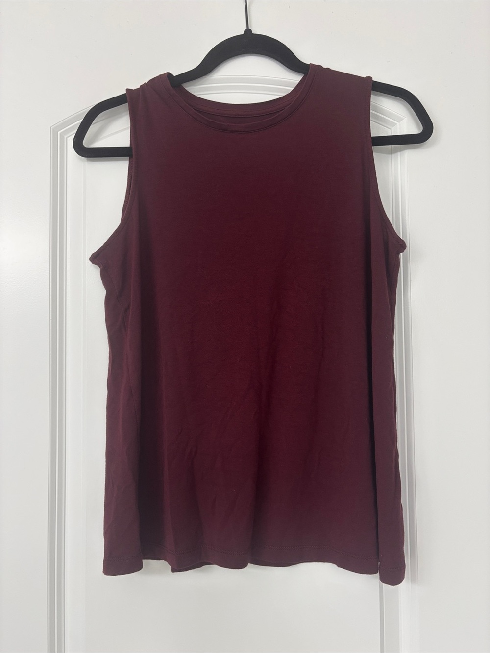 Nine West Sleeveless Tank Top - Burgundy